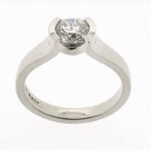 Platinum diamond set ring
