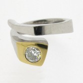 18ct gold diamond set ring
